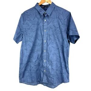 Travis Mathew NWT Plant Wall Regular Fit Short Sleeve Button Up Men's Large